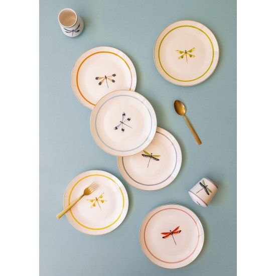 Dessert Plate Set (6 Pieces) DNR0059 Multicolor Dessert Plate Set (6 Pieces) DNR0059 Multicolor