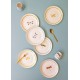 Dessert Plate Set (6 Pieces) DNR0059 Multicolor Dessert Plate Set (6 Pieces) DNR0059 Multicolor