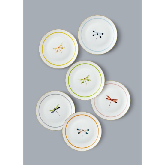 Dessert Plate Set (6 Pieces) DNR0059 Multicolor Dessert Plate Set (6 Pieces) DNR0059 Multicolor