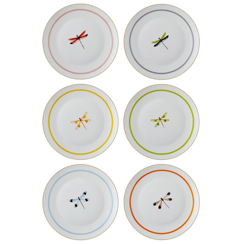 Service Plate Set (6 Pieces) DNR0060 Multicolor