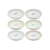 Service Plate Set (6 Pieces) DNR0060 Multicolor