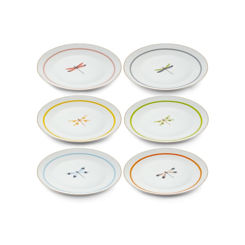 Service Plate Set (6 Pieces) DNR0060 Multicolor