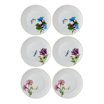 Service Plate Set (6 Pieces) DNR0066 Multicolor