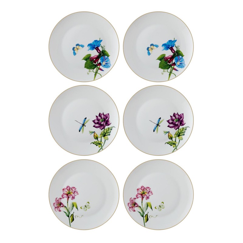 Service Plate Set (6 Pieces) DNR0066 Multicolor