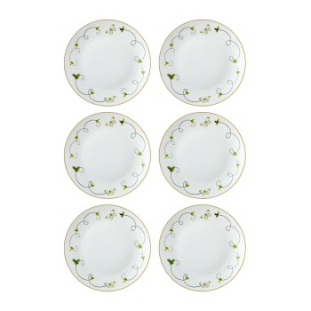 Dessert Plate Set (6 Pieces) DNR0067 Multicolor