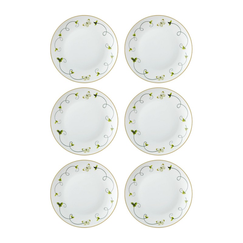 Dessert Plate Set (6 Pieces) DNR0067 Multicolor