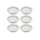 Dessert Plate Set (6 Pieces) DNR0067 Multicolor Dessert Plate Set (6 Pieces) DNR0067 Multicolor