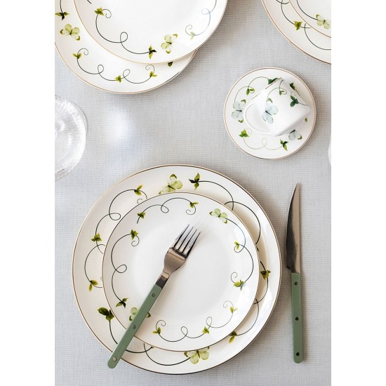 Dessert Plate Set (6 Pieces) DNR0067 Multicolor Dessert Plate Set (6 Pieces) DNR0067 Multicolor