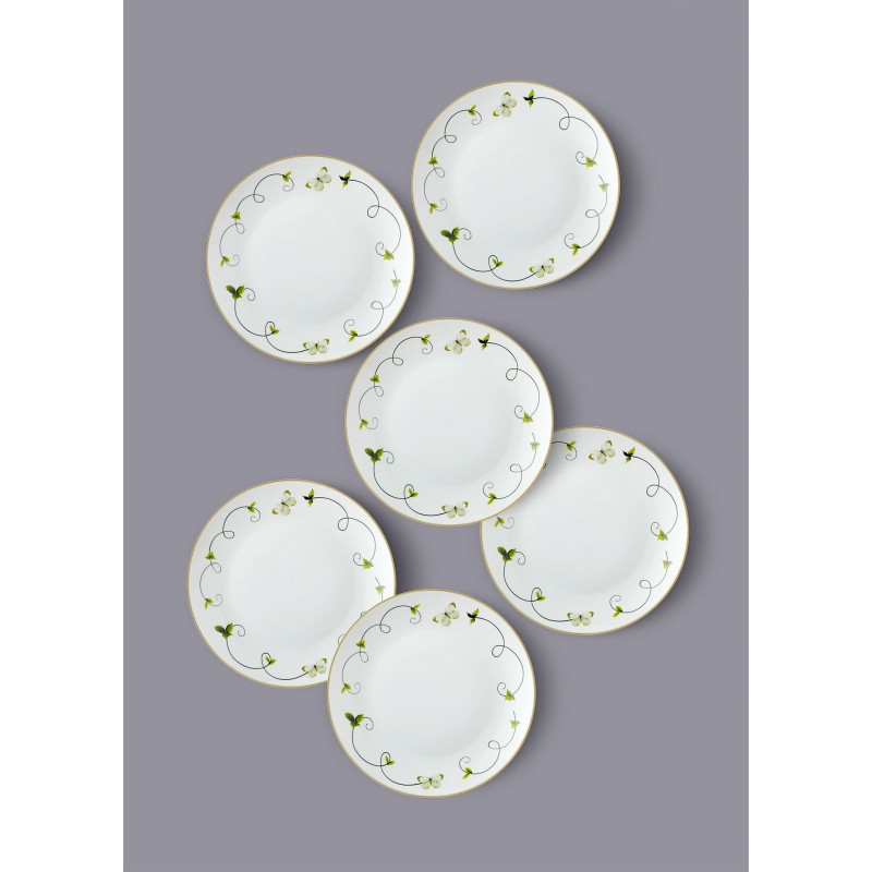 Dessert Plate Set (6 Pieces) DNR0067 Multicolor