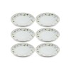Service Plate Set (6 Pieces) DNR0068 Multicolor