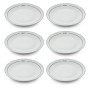 Dessert Plate Set (6 Pieces) DNR0075 Multicolor