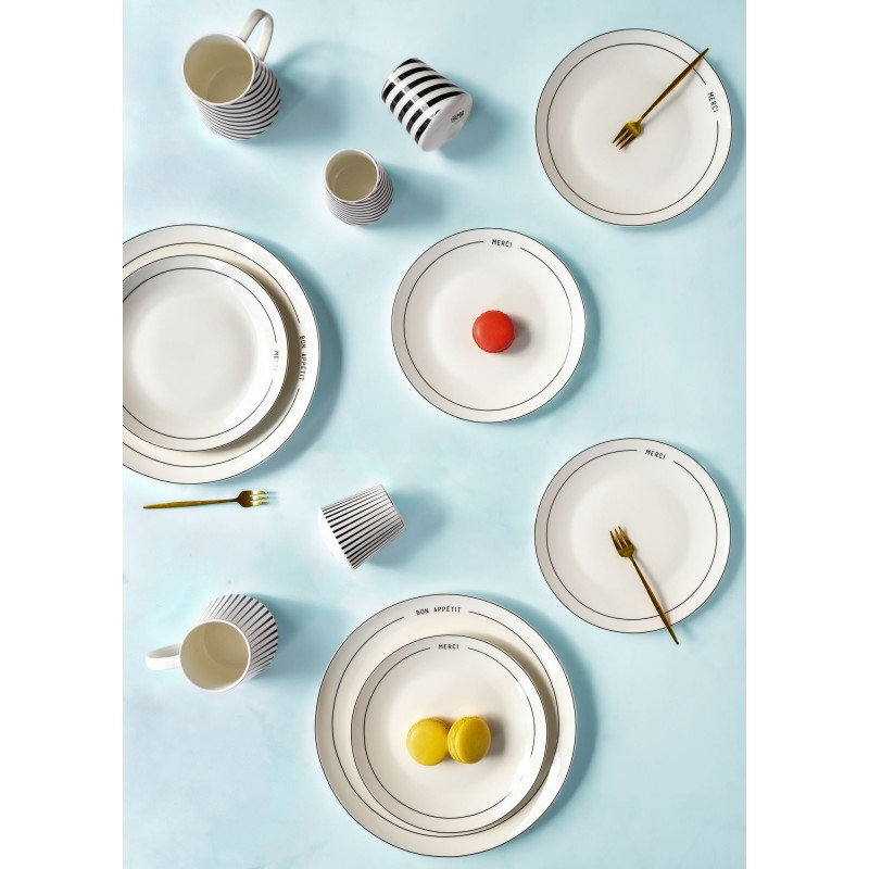 Dessert Plate Set (6 Pieces) DNR0075 Multicolor