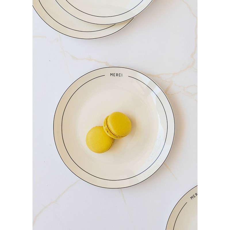 Dessert Plate Set (6 Pieces) DNR0075 Multicolor