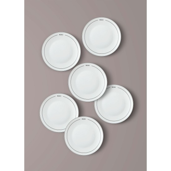 Dessert Plate Set (6 Pieces) DNR0075 Multicolor Dessert Plate Set (6 Pieces) DNR0075 Multicolor