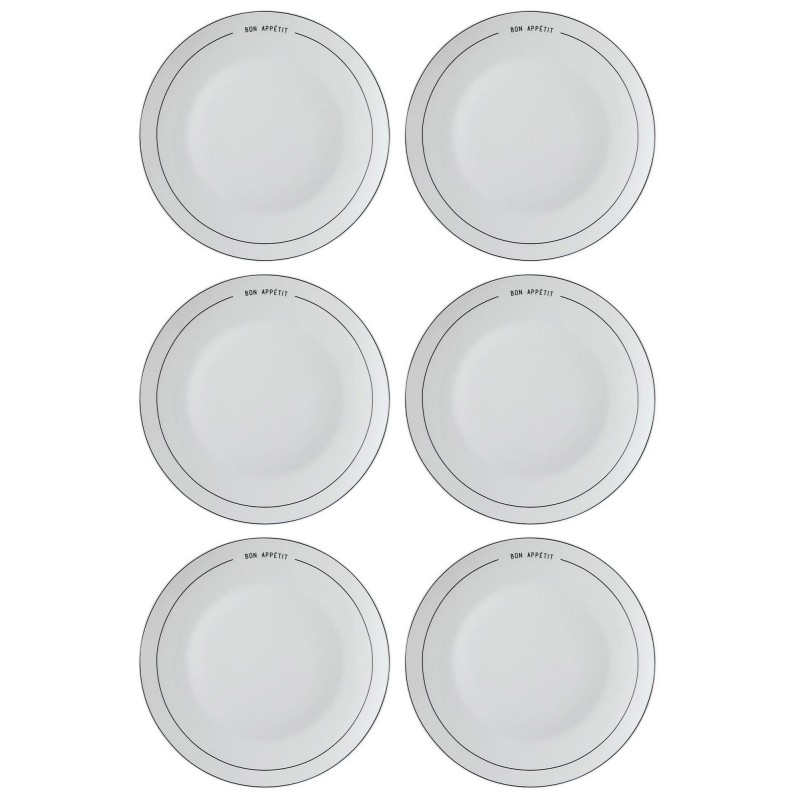 Service Plate Set (6 Pieces) DNR0076 Multicolor