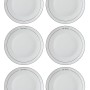 Service Plate Set (6 Pieces) DNR0076 Multicolor