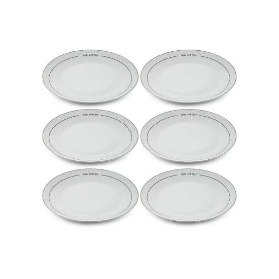 Service Plate Set (6 Pieces) DNR0076 Multicolor Service Plate Set (6 Pieces) DNR0076 Multicolor