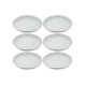 Service Plate Set (6 Pieces) DNR0076 Multicolor Service Plate Set (6 Pieces) DNR0076 Multicolor