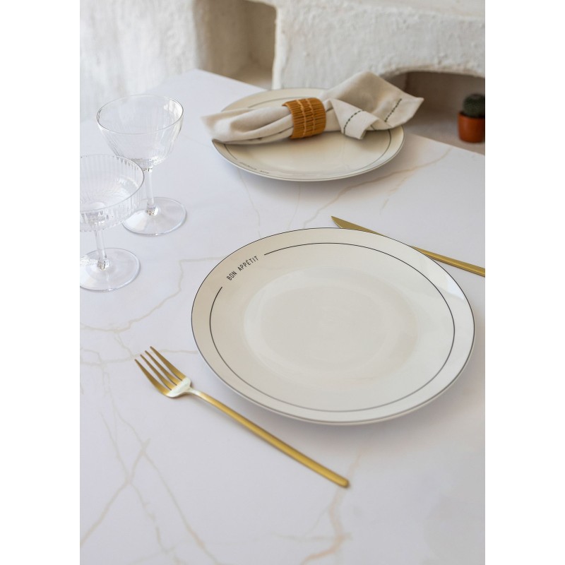 Service Plate Set (6 Pieces) DNR0076 Multicolor