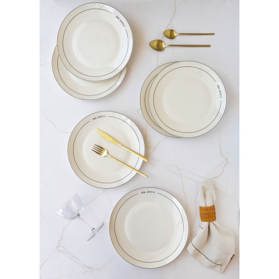 Service Plate Set (6 Pieces) DNR0076 Multicolor Service Plate Set (6 Pieces) DNR0076 Multicolor