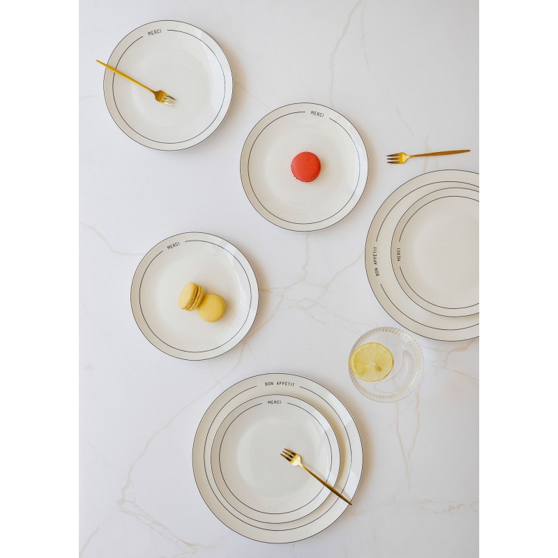 Service Plate Set (6 Pieces) DNR0076 Multicolor