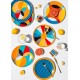 Service Plate Set (6 Pieces) DNR0078 Multicolor Service Plate Set (6 Pieces) DNR0078 Multicolor