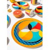 Service Plate Set (6 Pieces) DNR0078 Multicolor