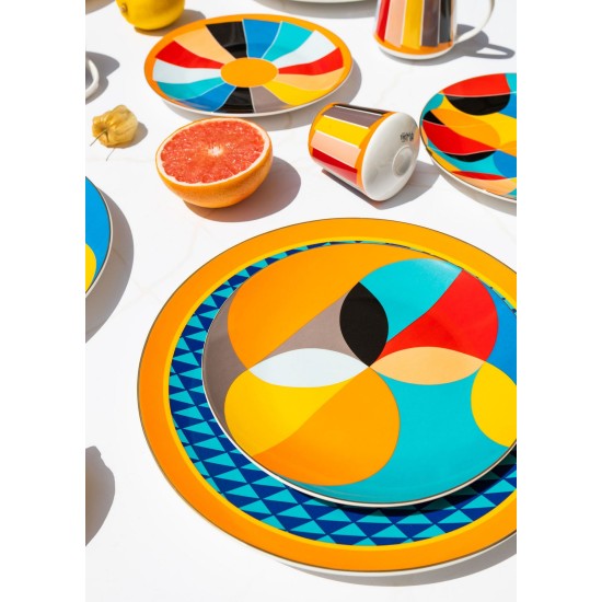 Service Plate Set (6 Pieces) DNR0078 Multicolor Service Plate Set (6 Pieces) DNR0078 Multicolor