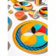 Service Plate Set (6 Pieces) DNR0078 Multicolor Service Plate Set (6 Pieces) DNR0078 Multicolor