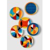 Service Plate Set (6 Pieces) DNR0078 Multicolor