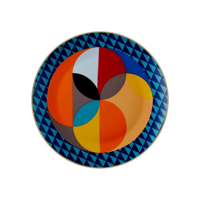 Service Plate Set (6 Pieces) DNR0078 Multicolor