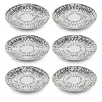 Dessert Plate Set (6 Pieces) DNR0079 Multicolor
