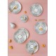 Dessert Plate Set (6 Pieces) DNR0079 Multicolor Dessert Plate Set (6 Pieces) DNR0079 Multicolor