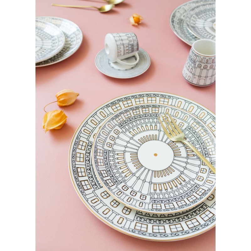 Dessert Plate Set (6 Pieces) DNR0079 Multicolor