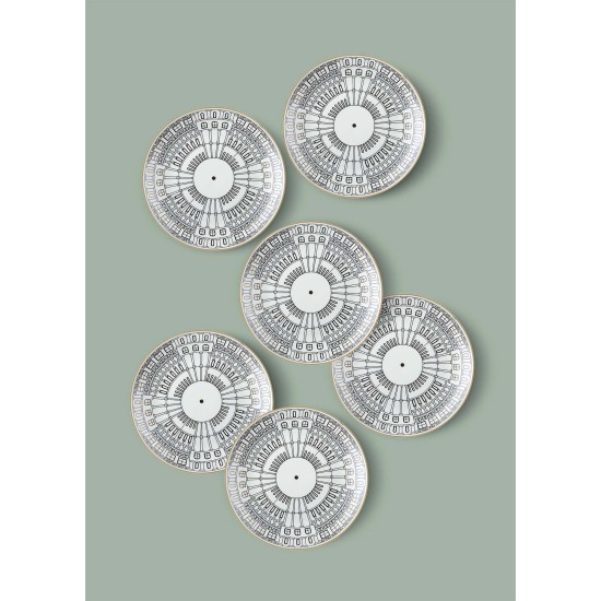 Dessert Plate Set (6 Pieces) DNR0079 Multicolor Dessert Plate Set (6 Pieces) DNR0079 Multicolor