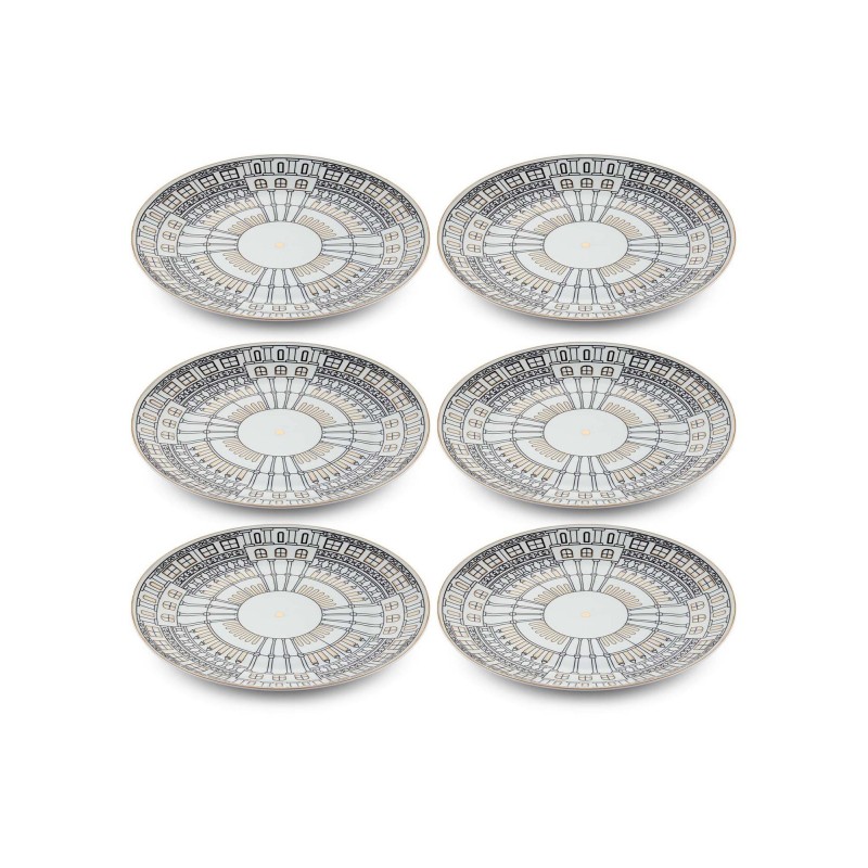 Service Plate Set (6 Pieces) DNR0080 Multicolor