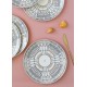 Service Plate Set (6 Pieces) DNR0080 Multicolor Service Plate Set (6 Pieces) DNR0080 Multicolor