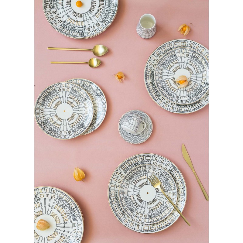 Service Plate Set (6 Pieces) DNR0080 Multicolor