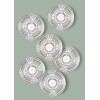 Service Plate Set (6 Pieces) DNR0080 Multicolor