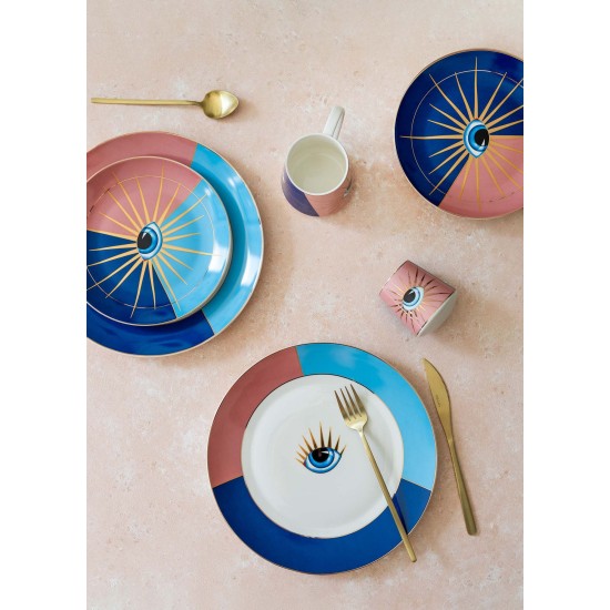 Dessert Plate Set (6 Pieces) DNR0081 Multicolor Dessert Plate Set (6 Pieces) DNR0081 Multicolor
