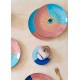 Dessert Plate Set (6 Pieces) DNR0081 Multicolor Dessert Plate Set (6 Pieces) DNR0081 Multicolor