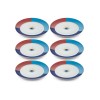Service Plate Set (6 Pieces) DNR0082 Multicolor