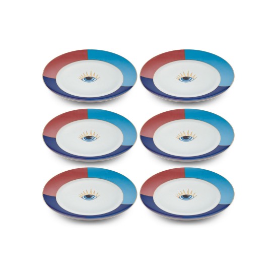 Service Plate Set (6 Pieces) DNR0082 Multicolor Service Plate Set (6 Pieces) DNR0082 Multicolor