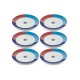 Service Plate Set (6 Pieces) DNR0082 Multicolor Service Plate Set (6 Pieces) DNR0082 Multicolor