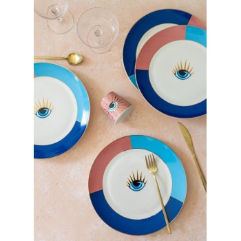 Service Plate Set (6 Pieces) DNR0082 Multicolor