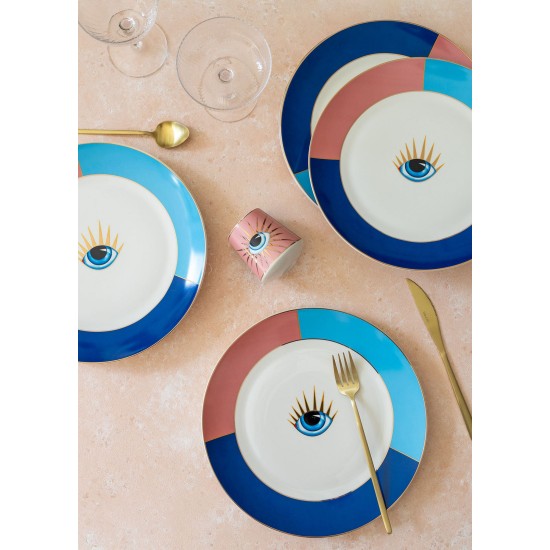 Service Plate Set (6 Pieces) DNR0082 Multicolor Service Plate Set (6 Pieces) DNR0082 Multicolor