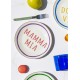 Dessert Plate Set (6 Pieces) DNR0083 Multicolor Dessert Plate Set (6 Pieces) DNR0083 Multicolor