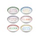 Dessert Plate Set (6 Pieces) DNR0083 Multicolor Dessert Plate Set (6 Pieces) DNR0083 Multicolor