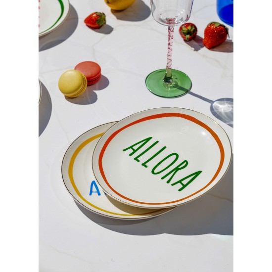 Dessert Plate Set (6 Pieces) DNR0083 Multicolor Dessert Plate Set (6 Pieces) DNR0083 Multicolor
