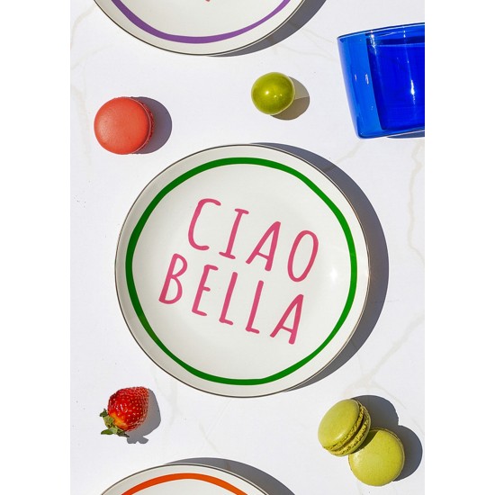 Dessert Plate Set (6 Pieces) DNR0083 Multicolor Dessert Plate Set (6 Pieces) DNR0083 Multicolor